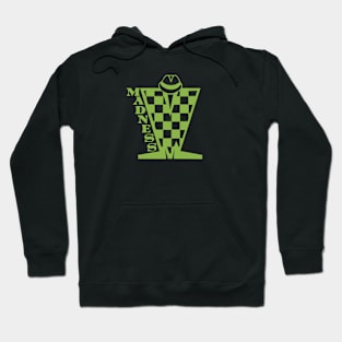 Madness Checkerboard HD - Green Hoodie